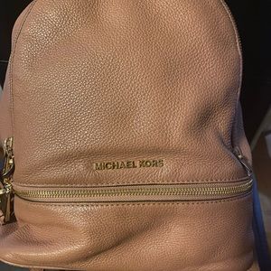Michael Kors blush pink backpack